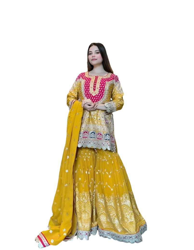 Indian Bollywood Wedding Suit Salwar Kameez Wear Party Designer Pakistani Dress in Belin