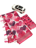 Digital Print Linen Sarees in Germany