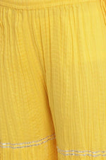 YELLOW COTTON SHARARA PANTS in Paris