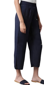 Navy Blue Parallel Pants in Germany