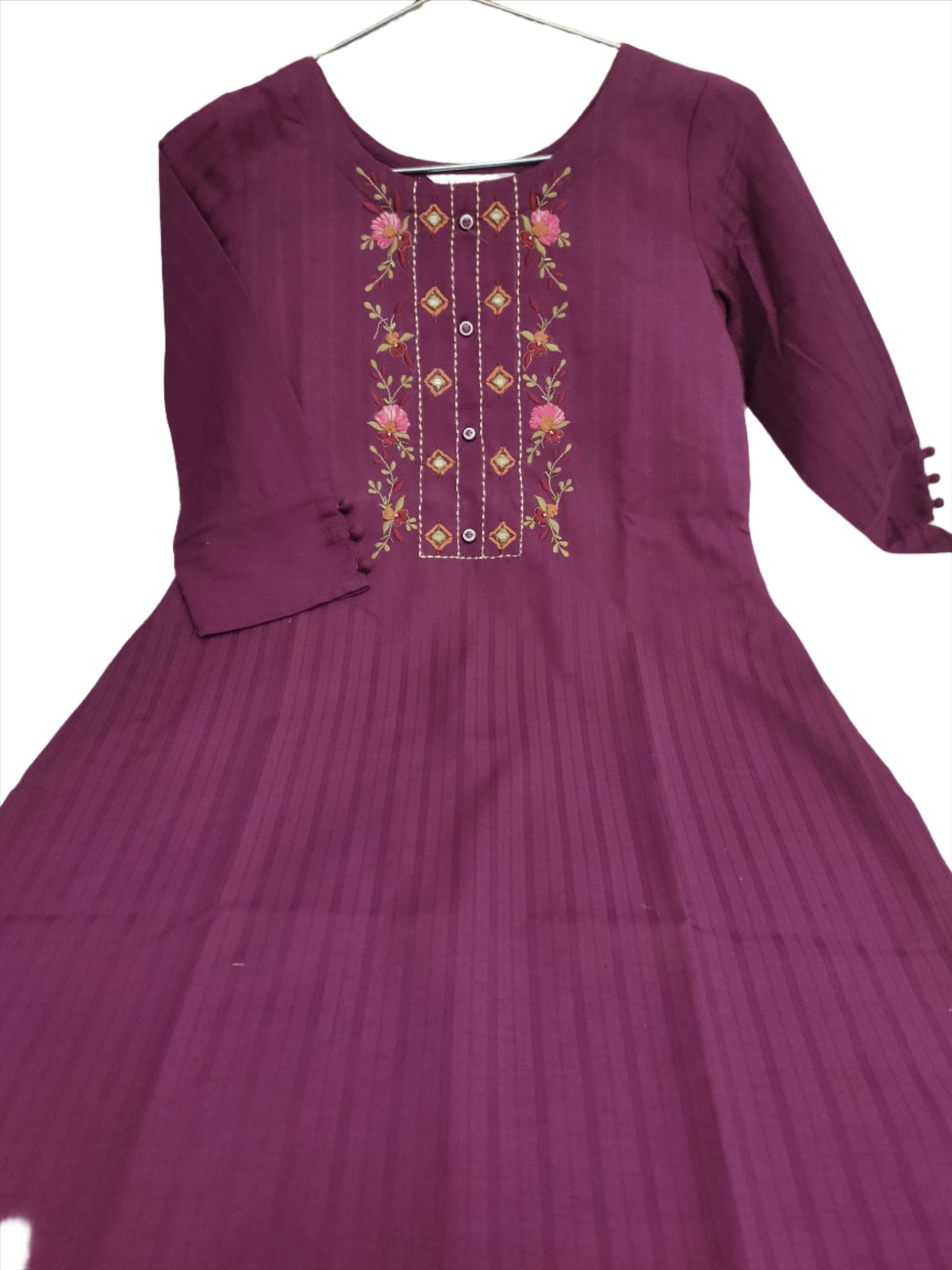Pure cotton embroidery thread work kurta in Munich