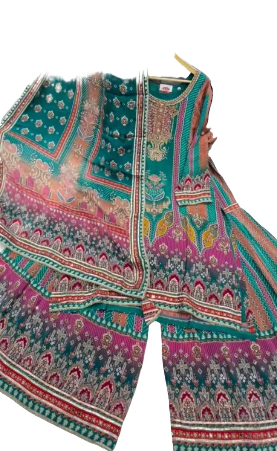 Silk Embroidery work Pakistani Suit in Munich