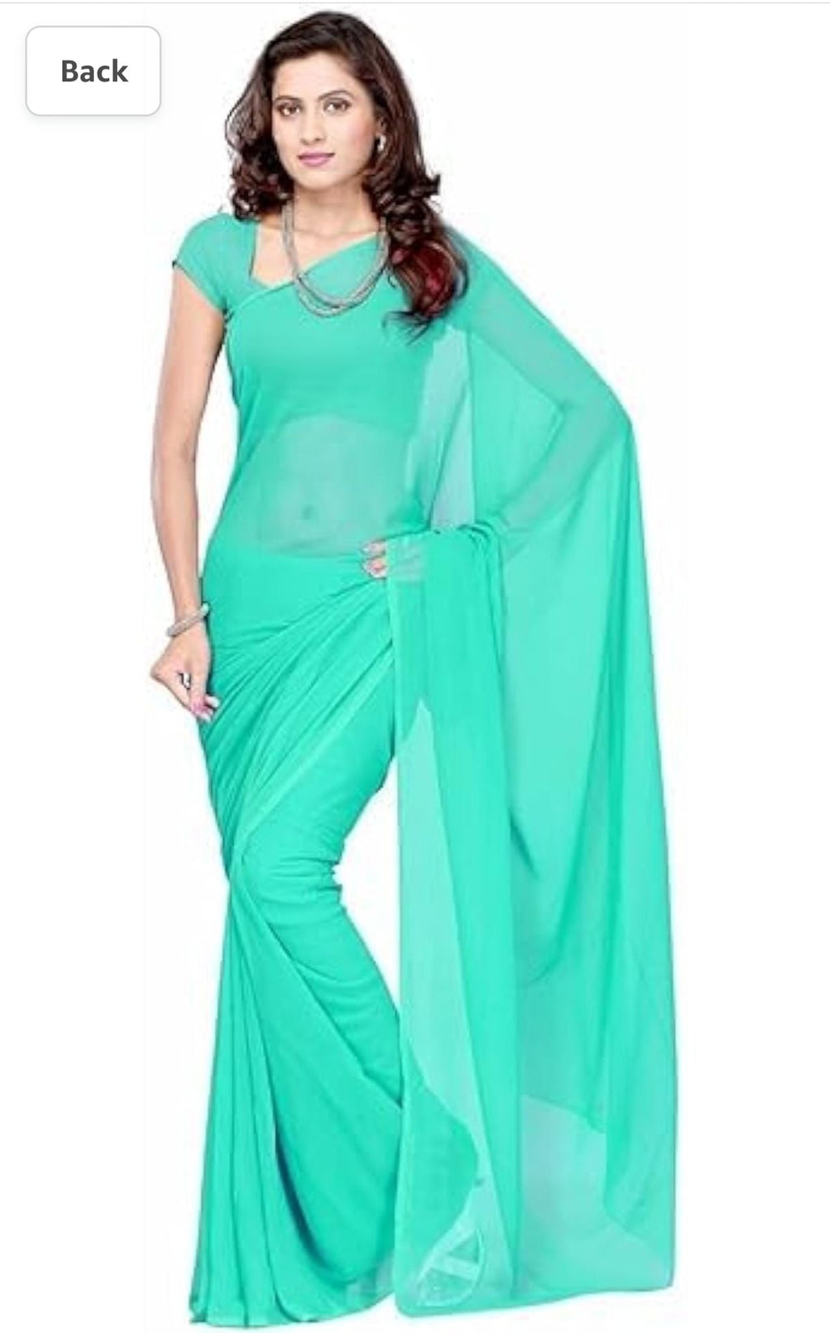 Bollywood Plain Georgette Saree in Berlin