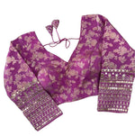 Dola Silk Full Sleeve Readymade Blouse in Essen