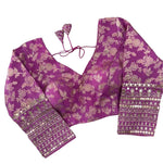 Dola Silk Full Sleeve Readymade Blouse in Essen