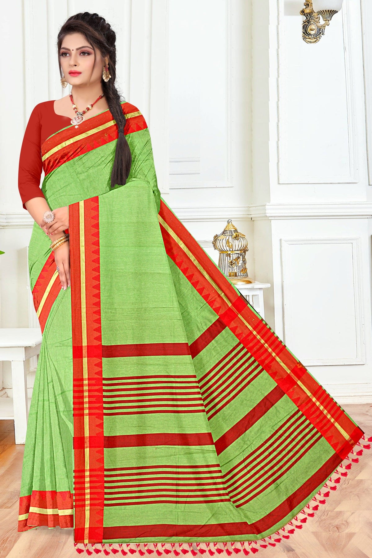 Pure Cotton Saree in Germany