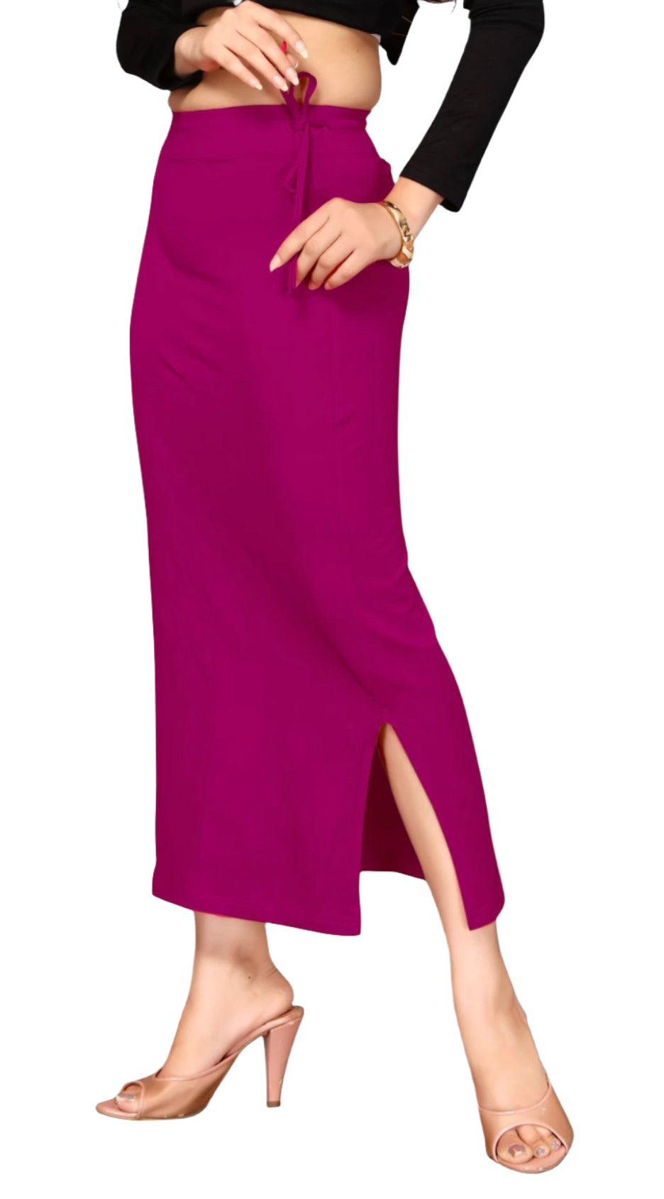 Women`s Comfy Saree Shapewear Nylon Blend Petticoat in Berlin