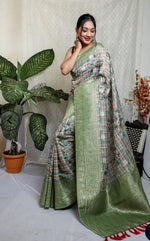 Multicolor Embroidered Silk Sarees in Munich