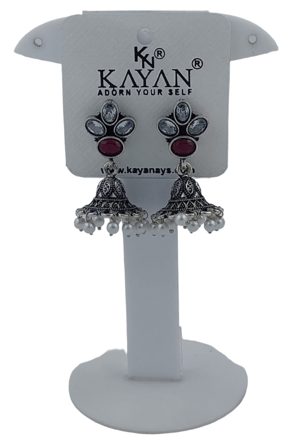 Rhinestone Stylish Pearl Drop Earring in Munich