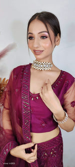 Partywear complete stitched Lehenga Choli set in Germany