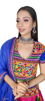 Cotton Embroidered Chaniya Choli in Berlin