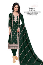 Georgette Heavy Slives Works Suit in Germany