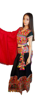 Cotton Embroidered Chaniya Choli in Berlin