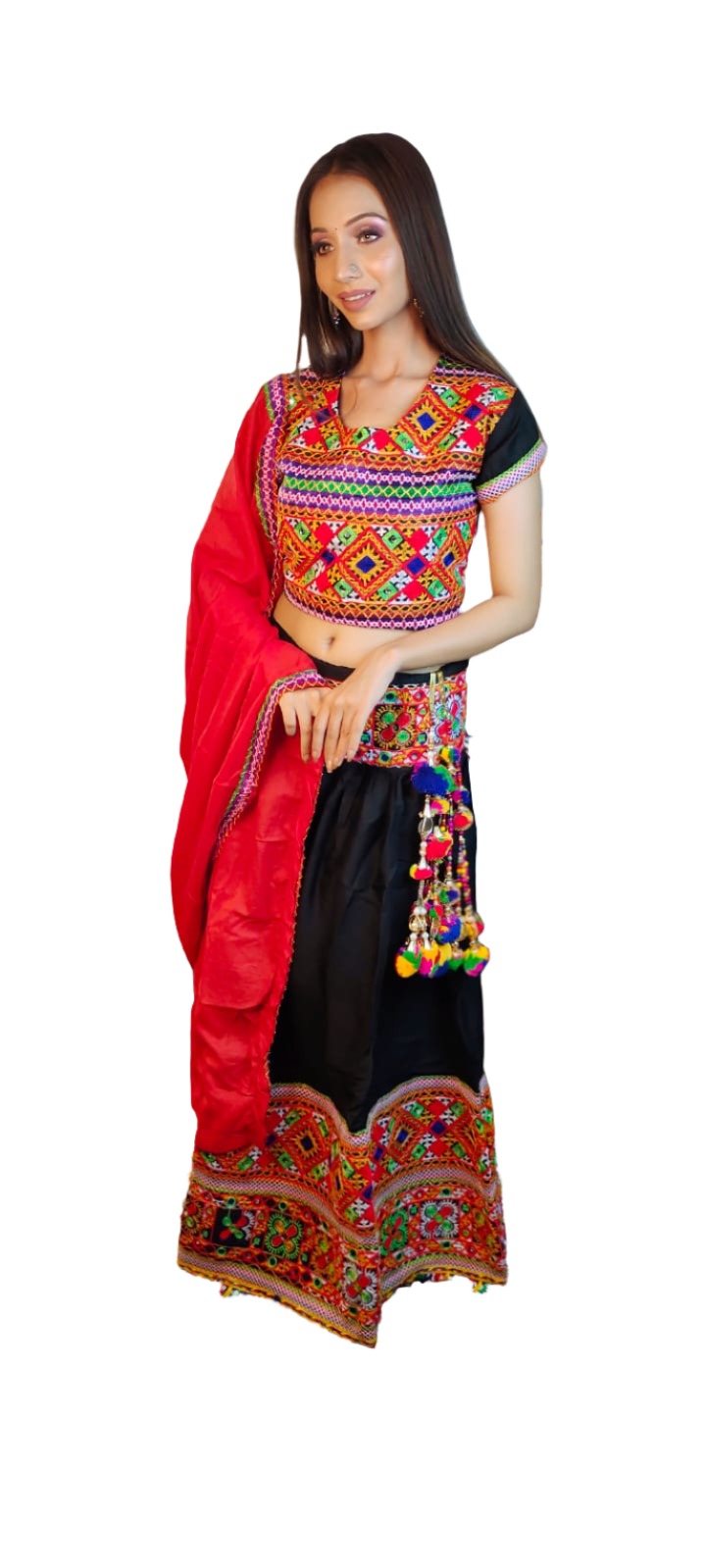 Cotton Embroidered Chaniya Choli in Berlin