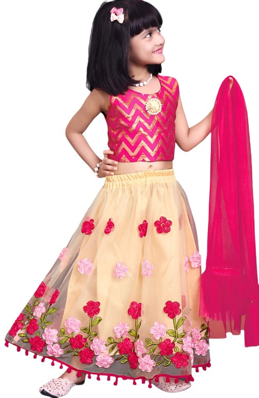 Girls Thread Work Ready to Wear Lehenga & Blouse With Dupatta in Berlin