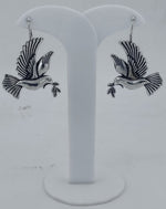 SILVER REPLICA BIRD DESIGN EAR-STUD EARRING IN MUNICH