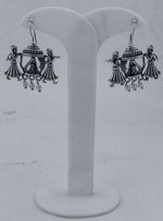 Silver Color Palki Oxidised Earrings in Berlin