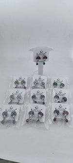 Leaf Shaped Drop Earrings in Munich