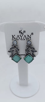 Oxidised Silver Stud Earrings in Germany