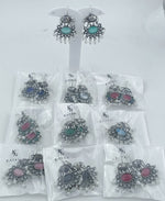 Monalisa Stone Elephant Shape Silver Replica Stud Earring in Berlin