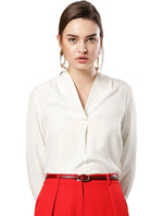 Casual Regular Sleeves Solid Women White Top in Berlin