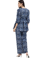 Women Co-Ord Set Chevron/Zig Zag Suit in Berlin