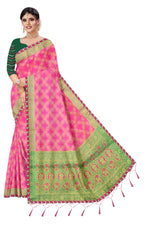 Woven Design Zari Art Silk Banarasi Saree in Berlin