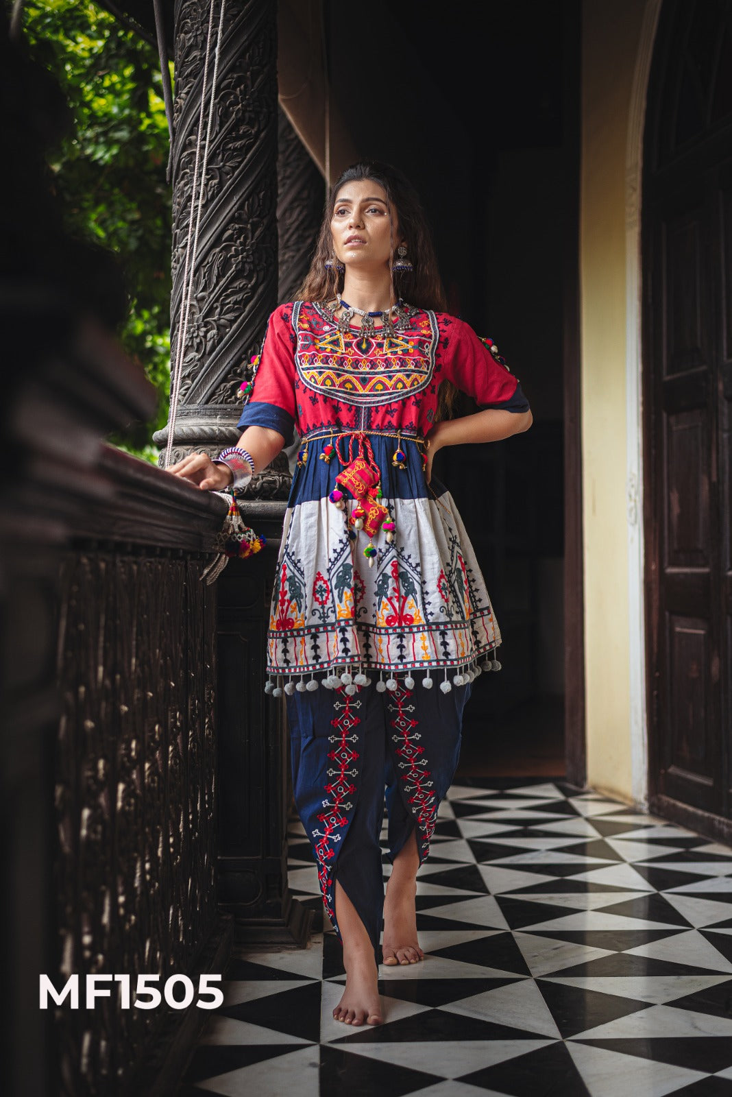 Navratri Special Garba Traditional Kediya Dress in Berlin