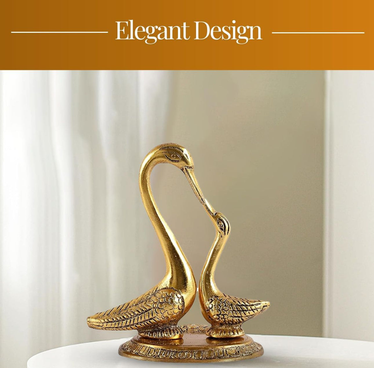 Swan Pair Showpiece | Pair of Kissing Duck in Berlin