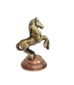 Metal Jumping Horse Statue in Munich