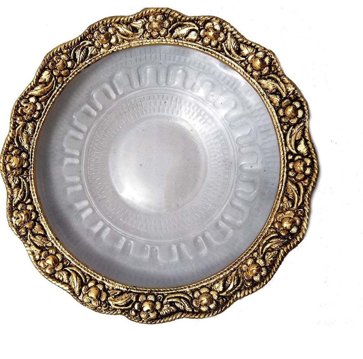 Metal Feng Shui Golden Tortoise on Glass Plate - 5.5 inches in Germany