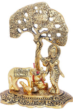 Home Decor & Gifts Metal Krishna With Cow in Munich
