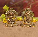 Laxmi Ganesh Set Idol Showpiece Metal in Germany