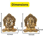 Laxmi Ganesh Set Idol Showpiece Metal in Germany