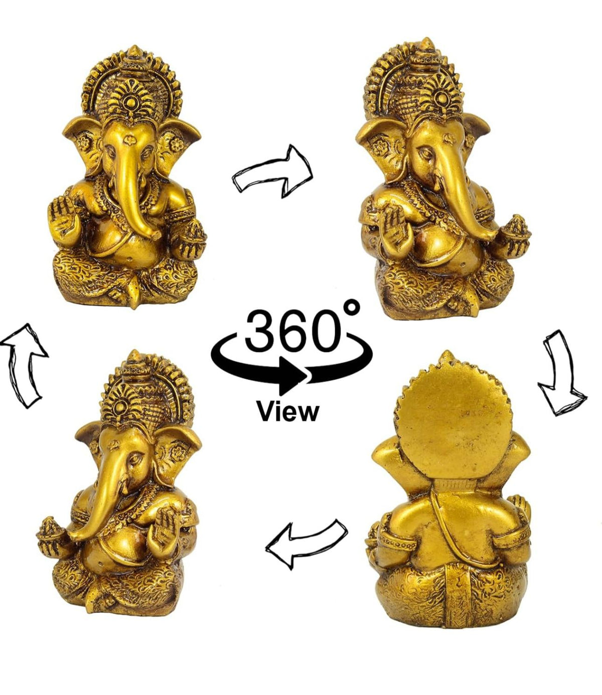 Lord Ganesh Idol for Car Dashboard Home Decor in Germany