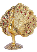 Peacock Metal Statue,Gold Plated Peacock Showpiece Idol for Home Decorative in Berlin