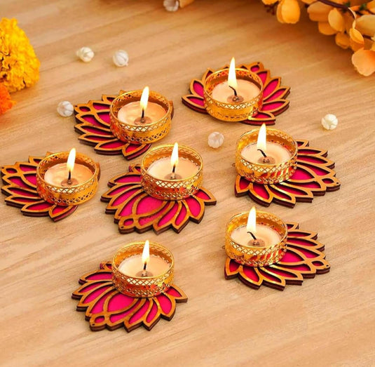 Decorative Diwali Diya \ Lotus Tealight Candle Holder in Germany