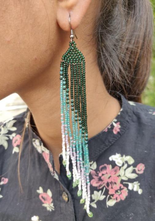 Designer Hand crafted Embroidery Earring in Berlin