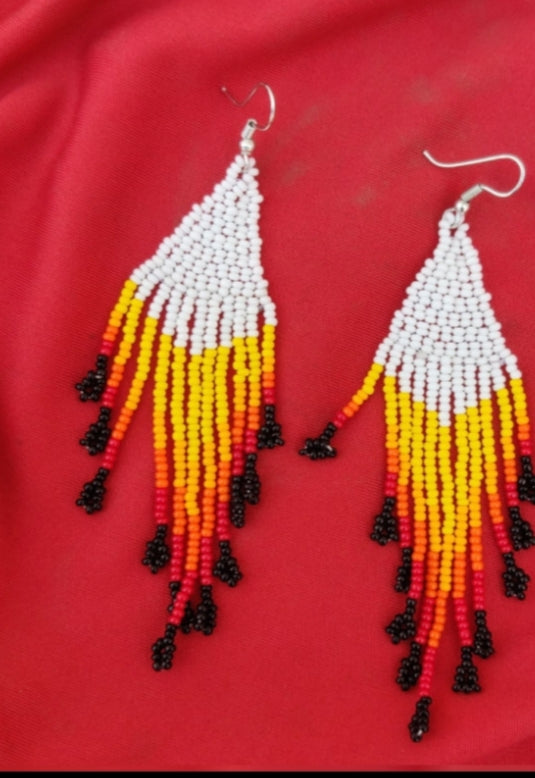 Designer Beaded Earrings in Poland