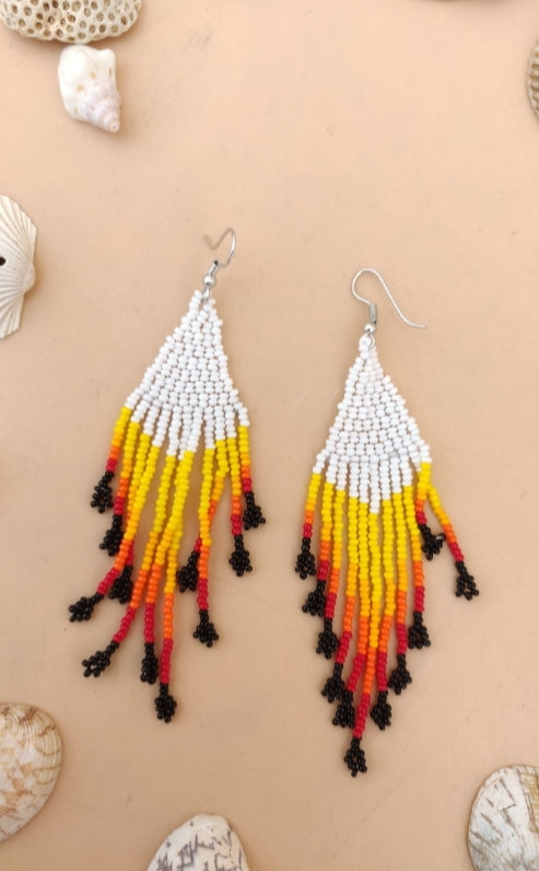 Designer Beaded Earrings in Poland