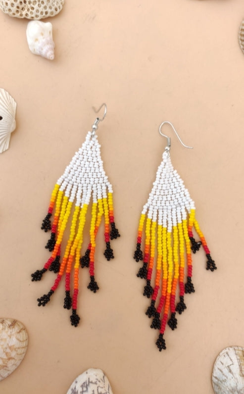 Designer Beaded Earrings in Poland