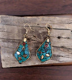 Charming Premium Quality Tibetan Laq Earrings on Brass Base in Germany