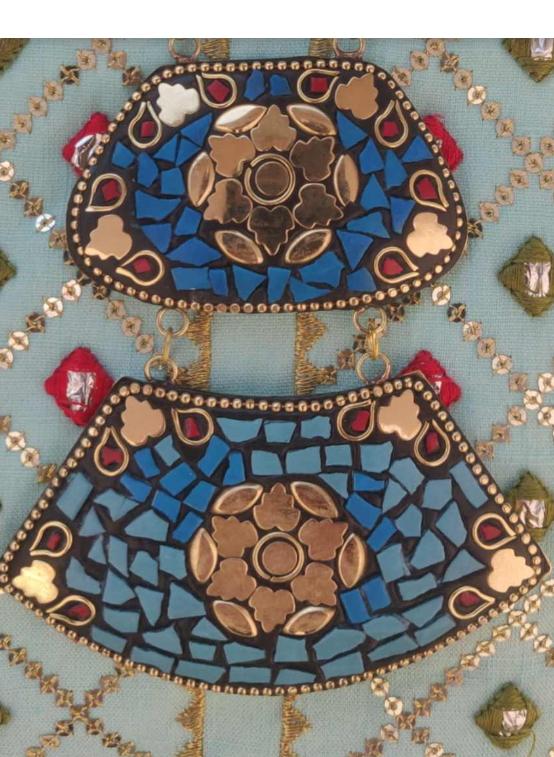 Afghani Tibetan Boho Designer Long Chain Laq Necklace in Germany
