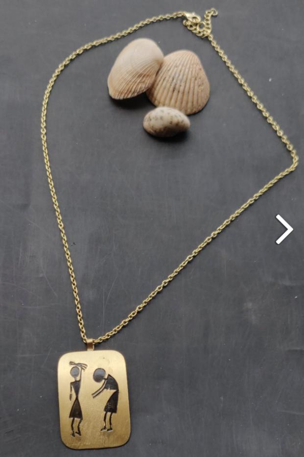 Brass Handmade Elegant Contemporary Deisgn Long Chain in Germany