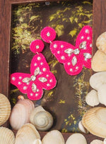 Handmade Embroidery Earrings in Munich