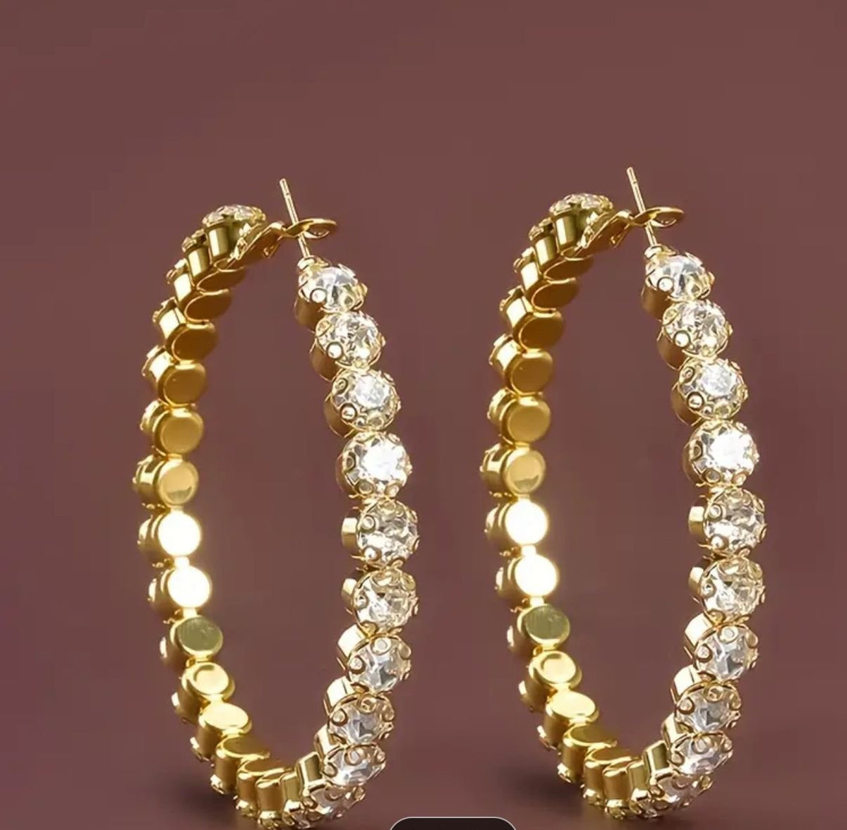 Trendy design Hoop Earrings For Women Golden in Munich