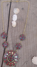 Afghani Tibetan Boho Designer Long Chain Laq Necklace in Germany
