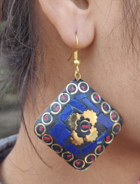 Boho Tibetan Style Earrings in Berlin