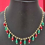 Handmade Lightweight Pearl Chain Tumbler Choker Necklace in Berlin