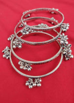 Yellow Chimes German Oxidised Ghungroo Design Bangle in Germany